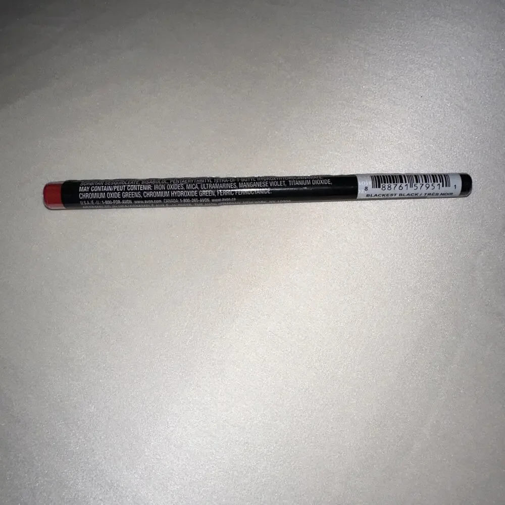 New Avon fmg Glimmer Cream Eyeliner Eye Liner Blackest Black Unisex